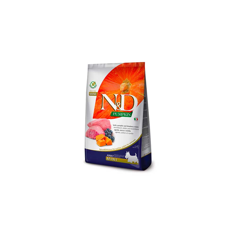 N&D Pumpkin Dog Lamb/Bluberry Mini 2.5kg