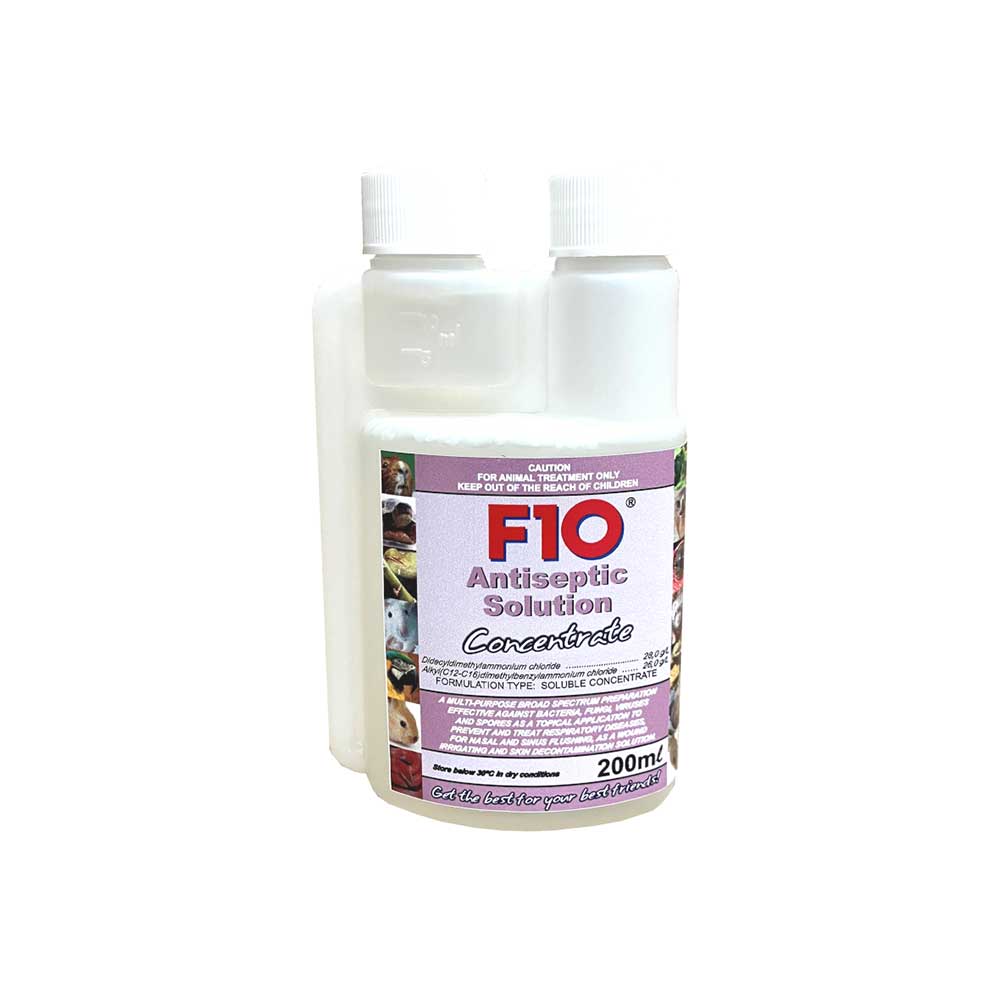 F10 Antiseptic Solution Concentrate 200mL