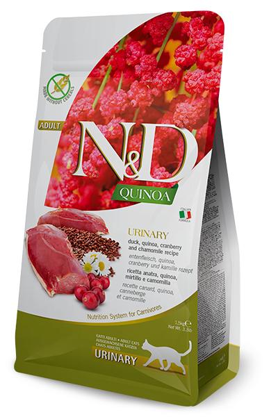 N&D Quinoa Cat Urinary Duck/Cranberry Adult 1.5kg