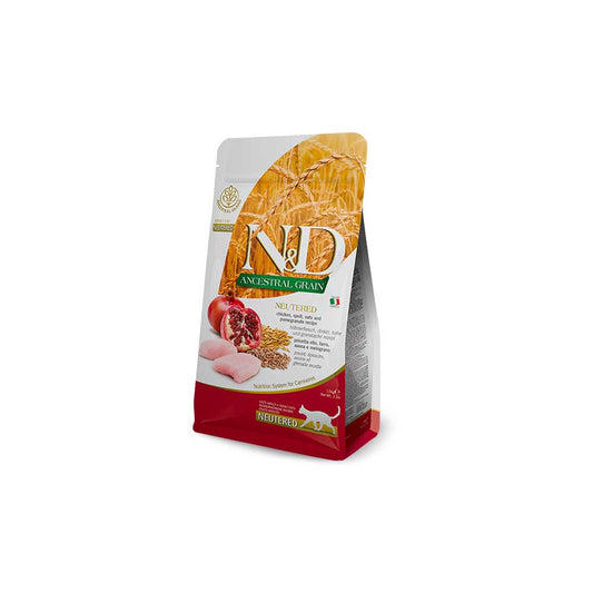 N&D Ancestral Grain Cat Neutered Adult 1.5kg