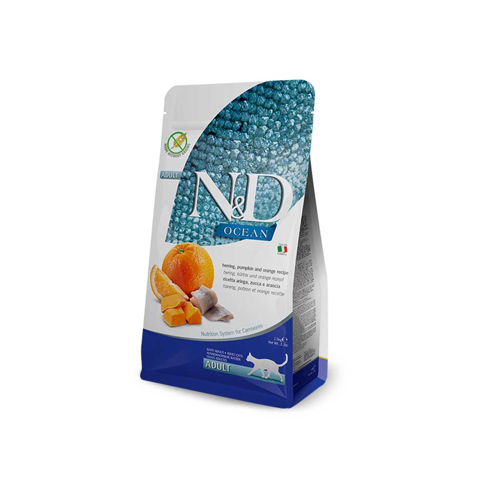 N&D Ocean Cat Herring/Orange Adult 1.5kg