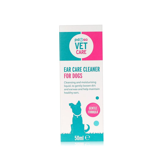 PDSA Vet Care Ear Care Cleaner for Dogs 50ml