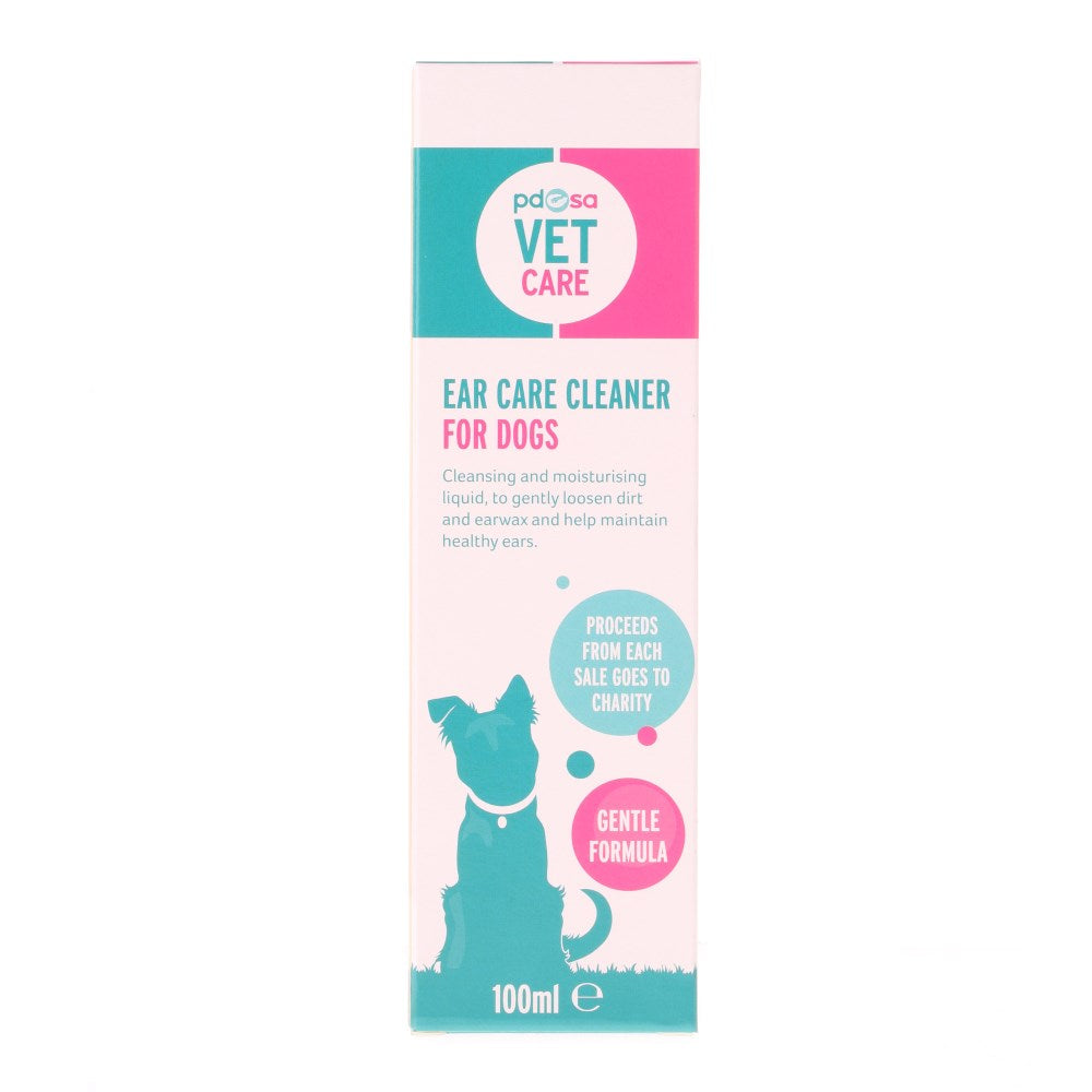 PDSA Vetcare Earcare Cleaner for Dogs 100ml