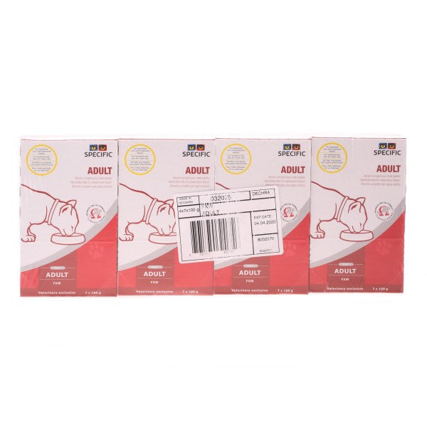 Dechra Specific Feline FXW Adult (100g x 7) x 4