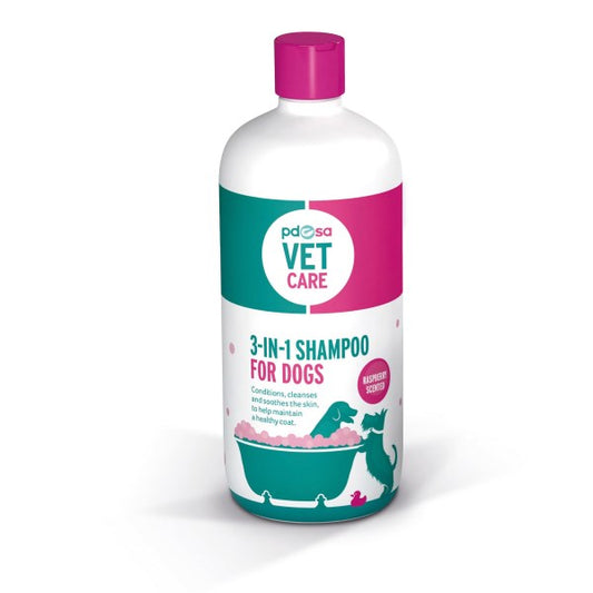 PDSA Vetcare 3 in 1 Shampoo 500ml
