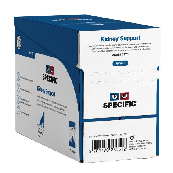 Dechra Specific Feline FKW-P Kidney Support 85g x 12 x 4