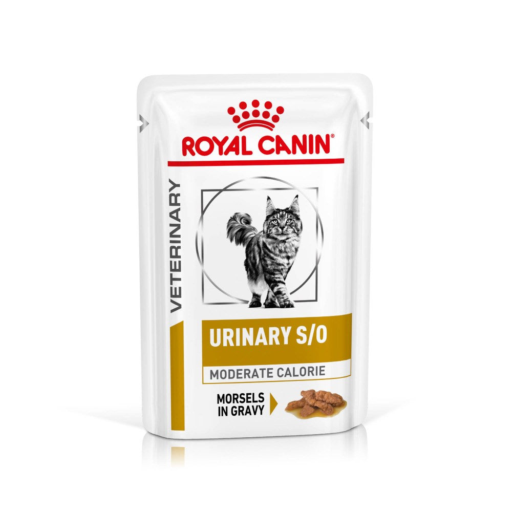 Royal Canin Veterinary Health Nutrition Feline Urinary S/O Moderate Calorie 85g x 48