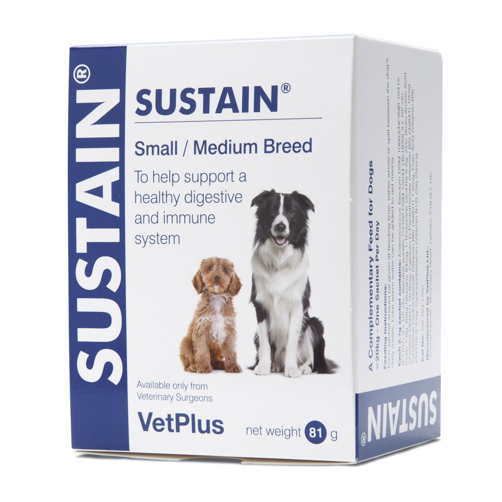 VetPlus Sustain Small/Medium Breed Sachets x30