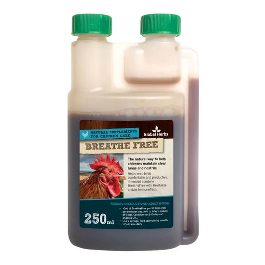 Global Herbs BreatheFree For Chickens 250mL