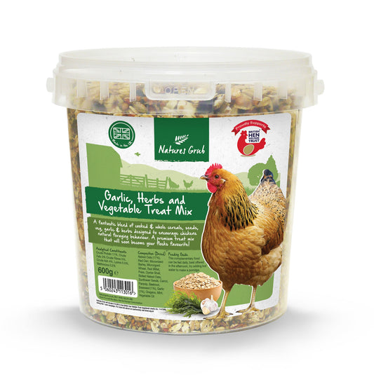 Nature's Grub Garlic,Herbs & Vegetable Treat Mix 600g