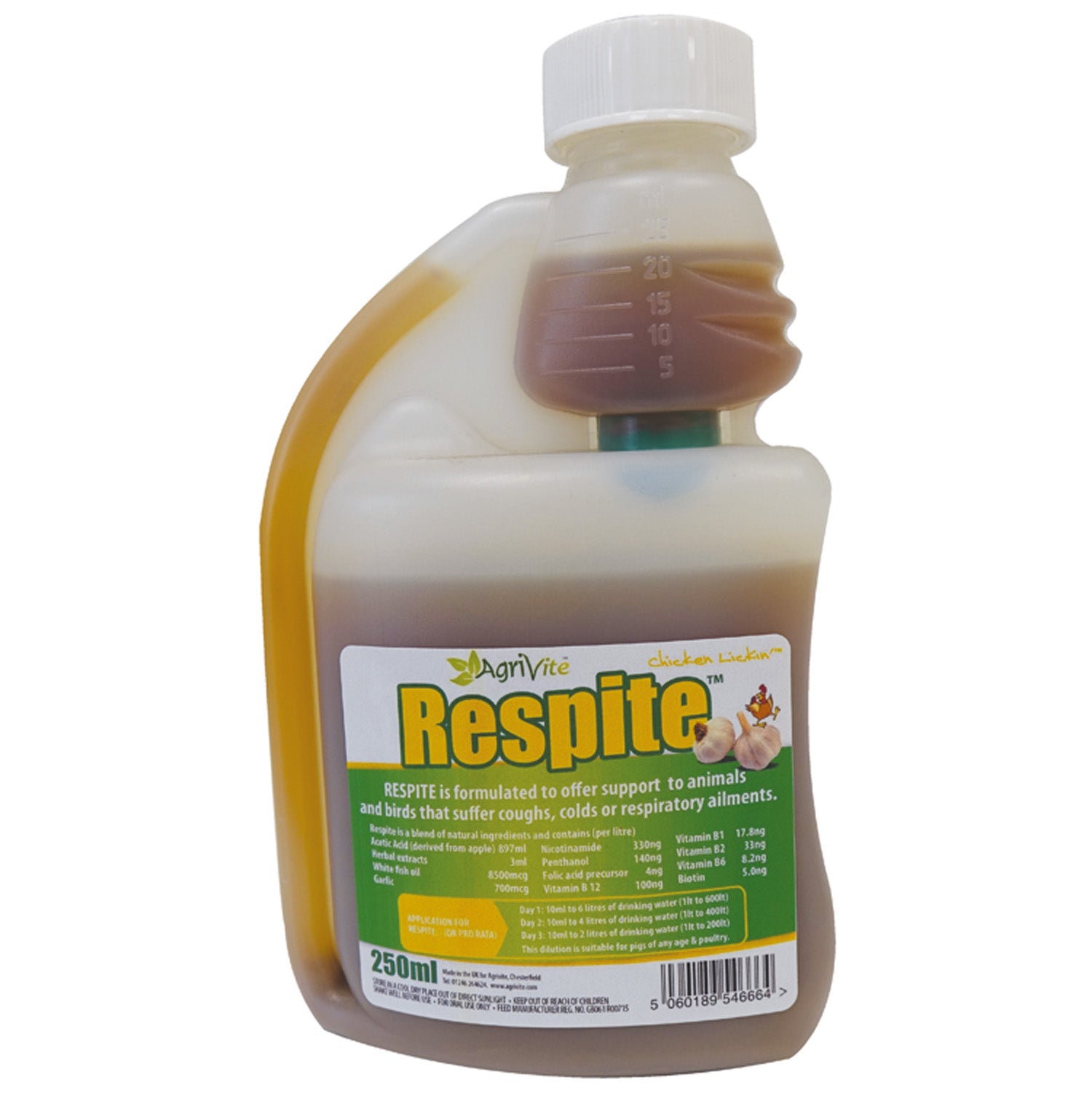 AgriVite Chicken Lickin' Respite 250ml