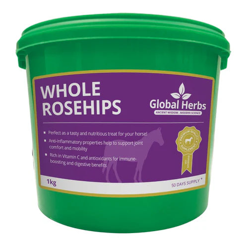Global Herbs Rosehips Whole Berry 1 kg