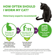 Drontal Wormer Tablets for Small & Medium Cats - Under 4kg - All Pack Sizes