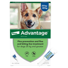 Advantage Spot On Flea Treatment For Cats, Dogs & Rabbits - 4 Pipette Packs